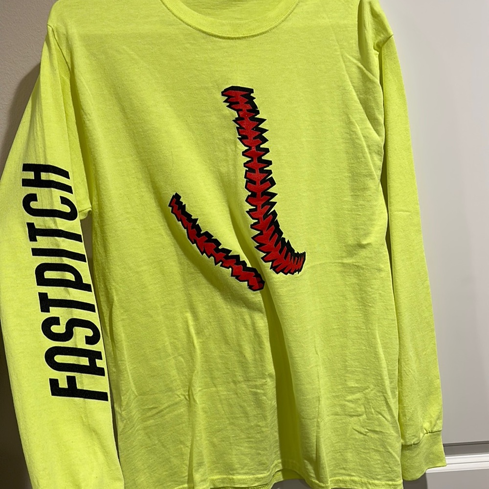 Long sleeve softball tee